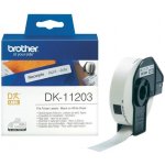 Brother 17mm x 87mm, bílá, 300 etiket, DK11203 – Zboží Mobilmania