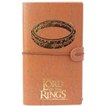 CurePink Pracovní poznámkový blok The Lord of the Rings Pán prstenů Prsten 19,5 x 12 cm – Zboží Živě