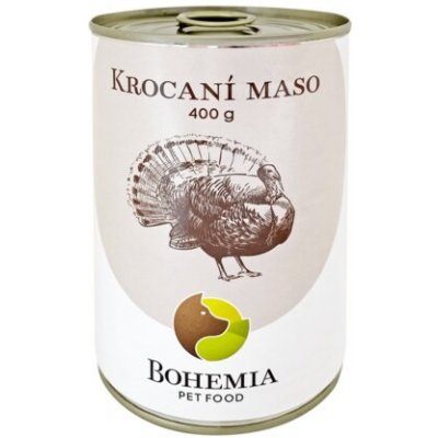 Bohemia Pet Food| Krocaní maso ve vlastní šťávě Hmotnost: 400 g – Zbozi.Blesk.cz