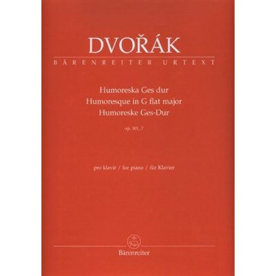 Antonín Dvořák Humoreska Ges dur op. 1017 noty – Zboží Mobilmania