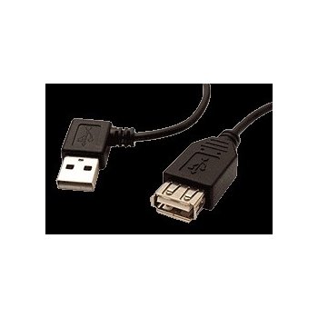 Goobay 95704 USB 2.0 prodlužovací A-A, M-F, lomený vlevo, 15cm