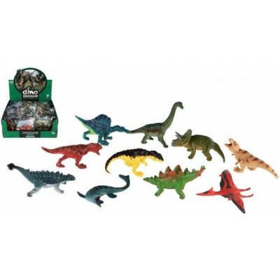 Teddies Zvířátko dinosaurus plast 7 - 9 cm 36 ks v boxu