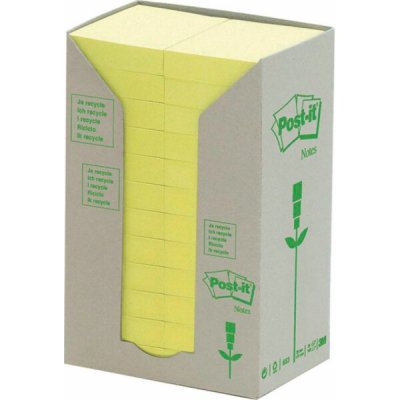 3M 3M Post-it recyklované bločky, velikost 38 x 51 mm (653-1T) – Hledejceny.cz
