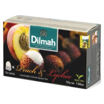 Dilmah Peach & Lychee čaj černý broskev a liči čínské 20 x 1,5 g