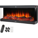 TecTake elektrický nástěnný krb černá – Hledejceny.cz