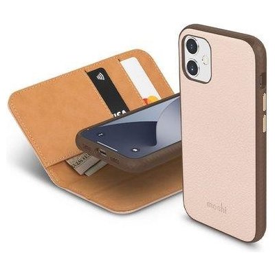 Pouzdro Moshi Overture with Detachable Magnetic Wallet pre iPhone 12 mini - Luna růžové – Zbozi.Blesk.cz