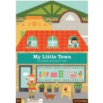 Petitcollage Znovupoužitelné samolepky se scénou Moje malé město – Zboží Mobilmania