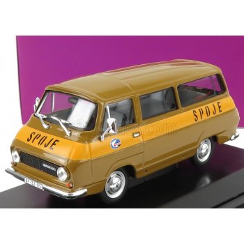 Abrex škoda 1203 MIKROBUS 1974 SPOJE hnědé 1:43