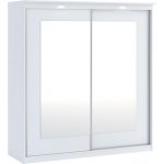Intermeble s posuvnými dveřmi s osvětlením MORTY 2D2L 180 bílá – Sleviste.cz