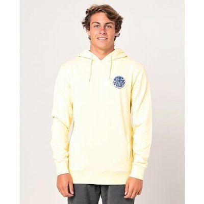 Rip Curl OS HOODED POP OVER PRINT Pale Yellow