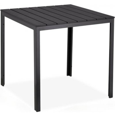 Idea California, Zahradní stůl 80 x 80 x 74 cm antracit – Sleviste.cz