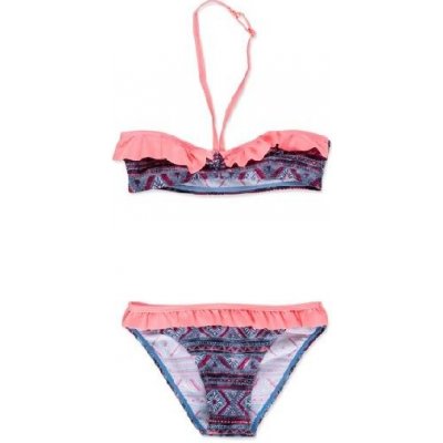 Losan Španělsko dívčí dvoudílné plavky Losan lososové – Zboží Dáma