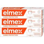 Elmex Caries Protection s aminfluoridem 3 x 75 ml – Hledejceny.cz