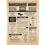 Narozeninové noviny 1983 - jednostranné – Zboží Mobilmania