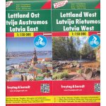 cyklomapa Latvia Lotyšsko 1:150 t. set 2 mapy – Zboží Dáma