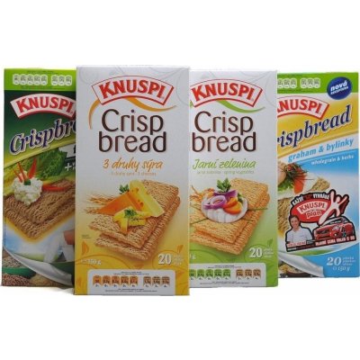 Knuspi Knuspi crispbread jarní zelenina 150 g – Zboží Dáma
