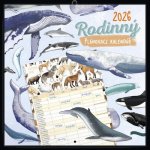 Rodinný plánovací kalendář Animalium 2026 – Zboží Dáma