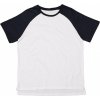 Pánské Tričko Pánské baseballové tričko s krátkými rukávy Superstar Mantis bílá modrá námořní P178