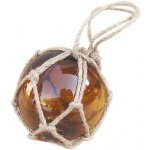 SEA Club Rybářská skleněná koule v síťce jantar Ø: 7,5cm 5817 – Zboží Dáma