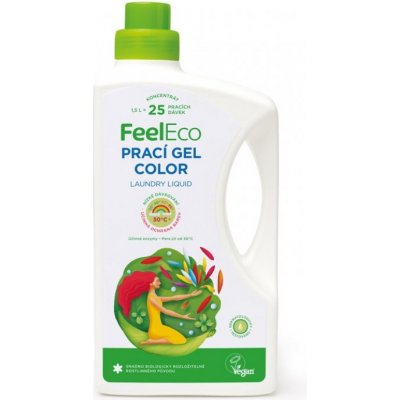 Feel Eco prací gel color na barevné prádlo 1,5 l