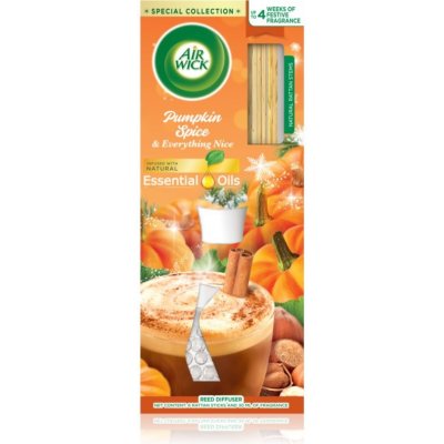 Air Wick Reed Diffuser Pumpkin Spice & Everything Fine aroma difuzér s náplní 25 ml – Hledejceny.cz