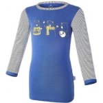 Dětské tričko Little Angel smyk obrázek DR Outlast® indigo medvěd pruh – Zboží Mobilmania