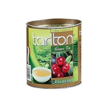 Tarlton Brusinka zelený čaj 100 g dóza