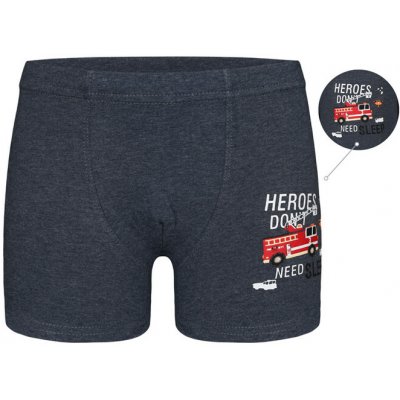 Dětské boxerky DET6 hasiči tm. modrá – Hledejceny.cz