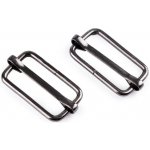 Prima-obchod Posunovač na popruhy šíře 25 mm, barva 4 nikl černý – Hledejceny.cz