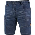 Canis CXS MURET Kraťasy jeans pánské modro-černé – Zboží Mobilmania