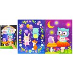 Vyškrabávací obrázky 2 archy SOVIČKA – Zboží Dáma