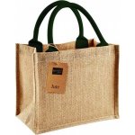 Westford Mill Jutová mini dárková taška WM412 Natural 26 x 22 x 14 cm – Zboží Dáma