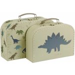 A Little Lovely Company Sada dvou kufříků Dinosauři – Zboží Mobilmania