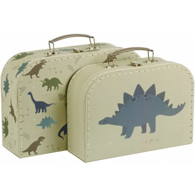 A Little Lovely Company Sada dvou kufříků Dinosauři – Zboží Mobilmania