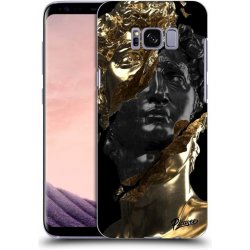 Pouzdro Picasee silikonové Samsung Galaxy S8 G950F - Black Gold černé