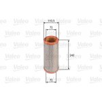 Vzduchový filtr VALEO 585612 – Hledejceny.cz