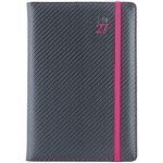 Elastic A5 týdenní 2027 grafit/magenta – Zboží Živě