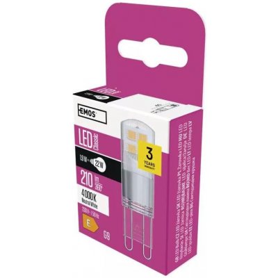 Emos LED žárovka Classic JC 1,9W patice G9 230V Denní bílá – Hledejceny.cz