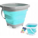 Woopie skládací vědro čtvercové modré – Zboží Dáma