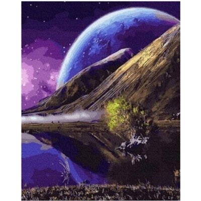Norimpex Diamantový obrázek malování 30 x 40 cm Planeta – Sleviste.cz