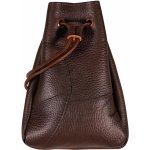 Mythrojan Semišový kožený měšec se šňůrkou Hnědý/Černý na opasek – Zboží Dáma