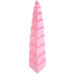 Montessori A040 Růžová věž – Zboží Dáma