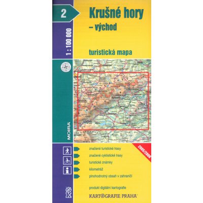 Krušné hory východ mapa KP č.2 1:100t