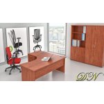 NABYTEK-DESIGNOVY.CZ - ZE 1.18 03 Sestava kancelářského nábytku Komfort 1.18 calvados – Zboží Dáma