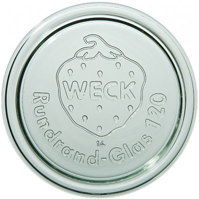 Skleněné víčko Weck 120 mm, 6 ks – Zboží Mobilmania