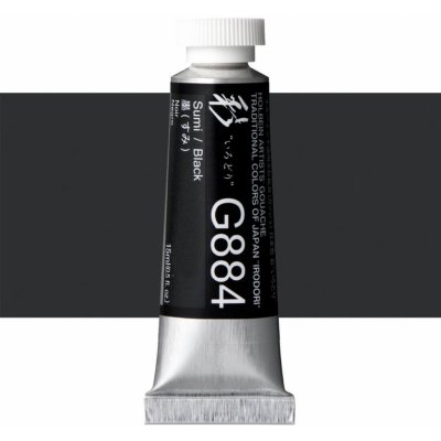 Holbein kvašová barva 15 ml Black – Zboží Dáma