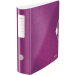 Leitz Pořadač pákový A4 mobilní 8,2 cm s gumičkou, purpurový – Zboží Živě