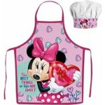 Javoli Dětská zástěra s čepicí Disney Minnie Mouse – Zboží Mobilmania