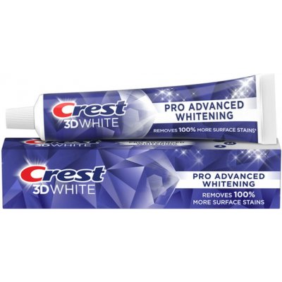 Procter & Gamble Bělicí Crest 3D White PRO ADVANCED WHITENING 147 g – Hledejceny.cz