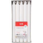 Stearin Domácí 10ks 22x240 bílé svíčky – Zboží Mobilmania